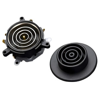 Електрически нагревателен аксесоар – базов петопръстенов съединител с превключвател, водоснабдяване и контрол на температура за чайник и чаен комплект