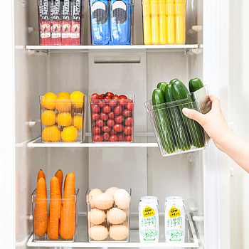 Κουτί αποθήκευσης πλευρικής πόρτας ψυγείου για φρούτα και λαχανικά - πλαστικό τροφίμων, απλός σχεδιασμός, διατήρηση φρεσκάδας
