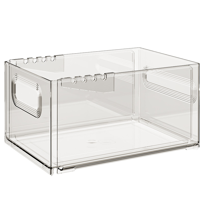 Stolna kutija za skladištenje – Proširiva, PET materijal, model 8154, prozirna, 18 L