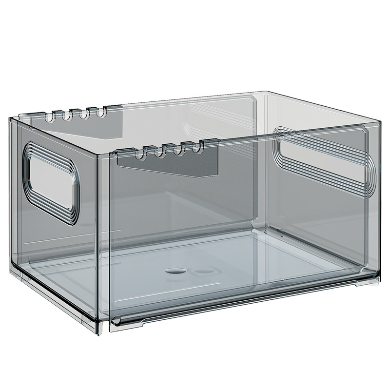 Stolna kutija za skladištenje – Proširiva, PET materijal, model 8154, prozirna, 18 L
