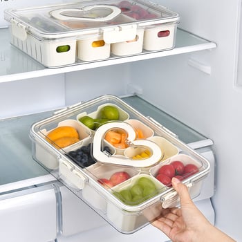 Κουτί αποθήκευσης τροφίμων με σφραγιζόμενα διαμερίσματα - πλαστικό, φορητό, μοντέρνος σχεδιασμός