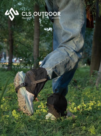 Противохлъзгащи обувни протектори 2.0, водоустойчиви и леки за пустинни/офроуд условия, подходящи за туризъм и сняг (размер на опаковката 17x12x4.5 cm)