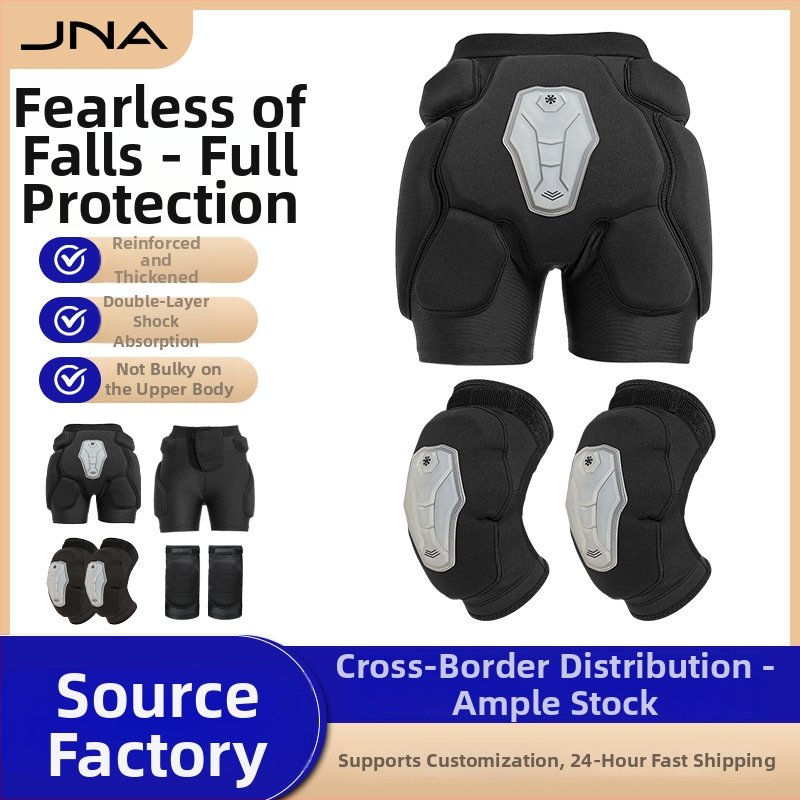 Vnútorné ochranné vybavenie na lyže: chrániče bokov a kolien, materiál silikón-lycra, pre mužov aj ženy, na lyže a snowboard