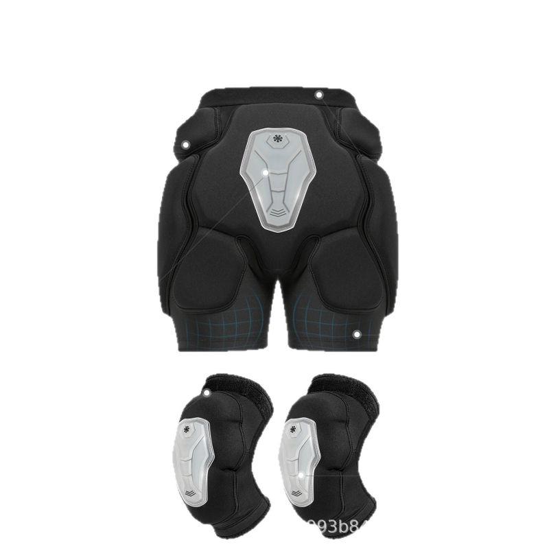 Unutarnja zaštitna oprema za skijanje: jastučići za bokove i koljena, silikon-lycra materijal, za muškarce i žene, za skijanje i snowboard