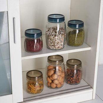 Γυάλινο σφραγιζόμενο δοχείο αποθήκευσης με καπάκι, χωρητικότητα 1–2 L, μη συμβατό με φούρνο μικροκυμάτων, δυνατότητα προσαρμογής ετικέτας