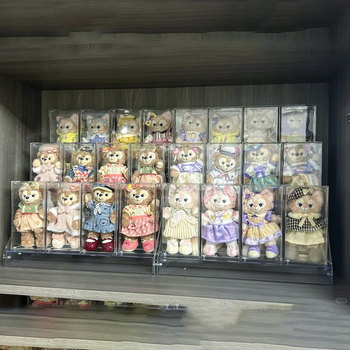 Κουτί αποθήκευσης φιγούρων από PS πλαστικό, προστασία από σκόνη, καλυμμένο και στιβαζόμενο, μοντέλο 520, χωρητικότητα 2 L