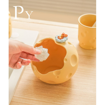 Κεραμικό επιτραπέζιο κουτί αποθήκευσης κλειδιών – ανθεκτικό στη σκόνη, χωρητικότητα 1L, μοτίβο κινούμένων σχεδίων, για σαλόνι, υπνοδωμάτιο και μελέτη