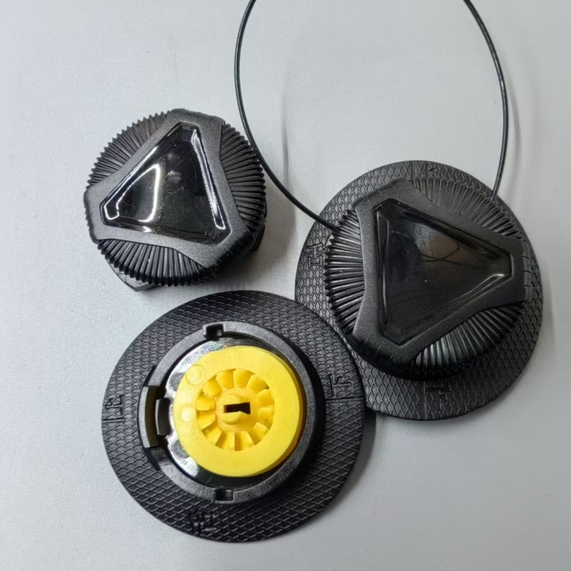 Clemă rotativă pentru șireturi, fără legare, formă rotundă, model 022, brand Fengtian Plastic; potrivită pentru pantofi sport, piele, casual; sezon: iarnă, primăvară, toamnă.