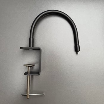 Βάση επιτραπέζιας κάμερας με κλιπ σε σχήμα C, κράμα μετάλλου, βίδα 1/4 ίντσας, παν-tilt