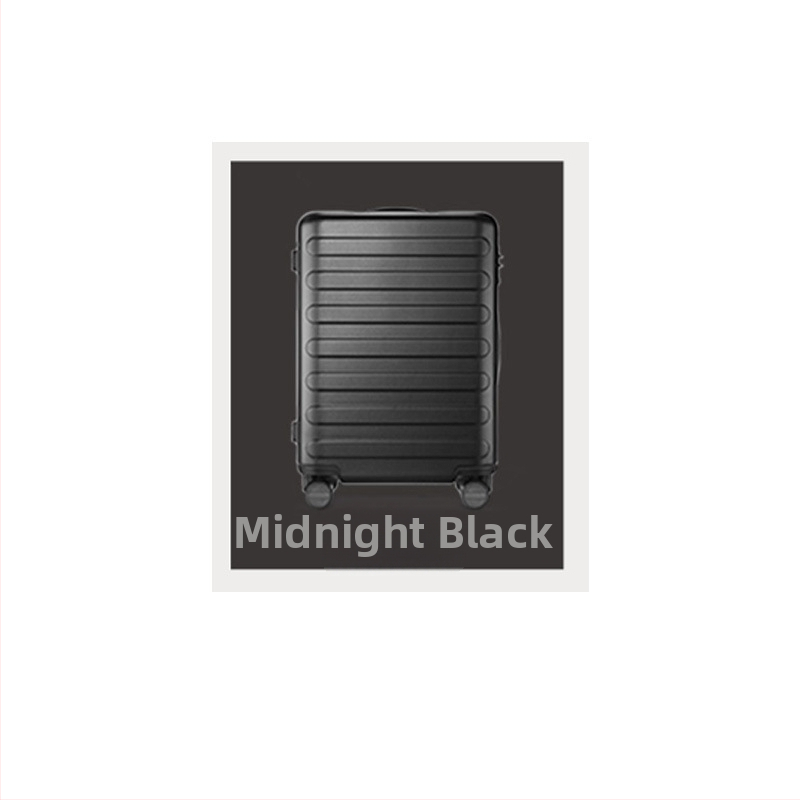 Valiză de voiaj, model Seven-Stripes, material PC, impermeabilă și anti-furt, încuietoare TSA cu combinație