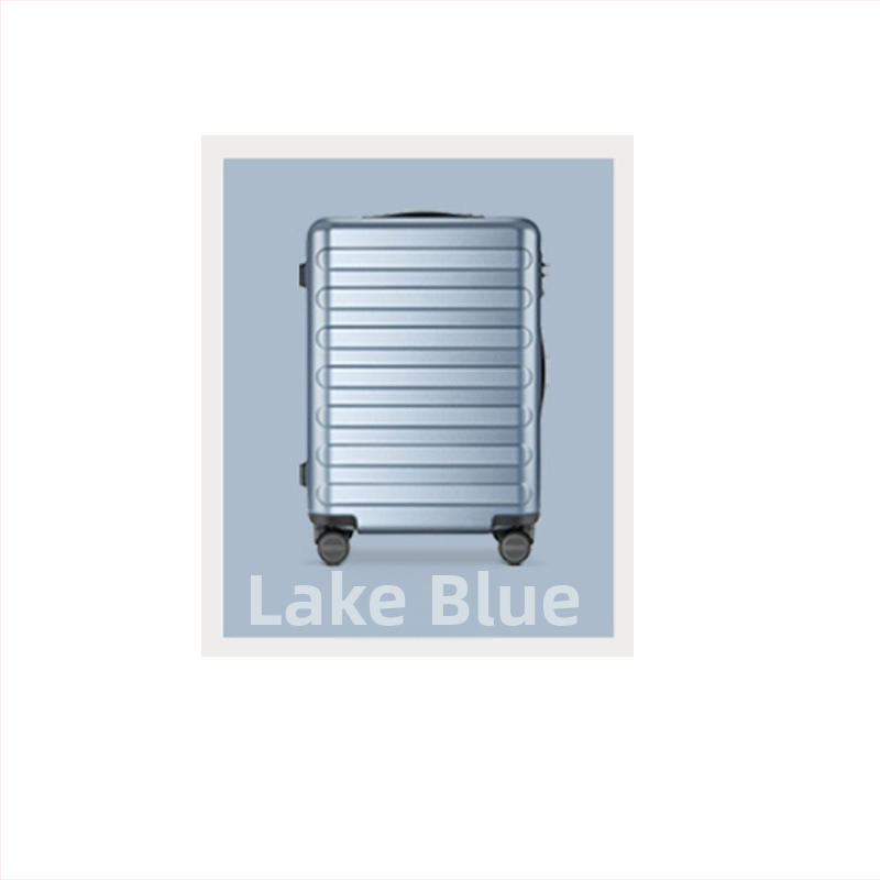 Valiză de voiaj, model Seven-Stripes, material PC, impermeabilă și anti-furt, încuietoare TSA cu combinație