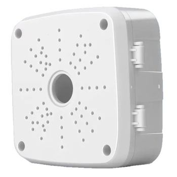 Négyzet alakú műanyag csatlakozódoboz, vízálló és porálló, mennyezeti szerelvénnyel a kábelek rendezéséhez (WD005)