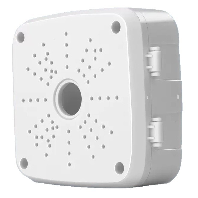 Négyzet alakú műanyag csatlakozódoboz, vízálló és porálló, mennyezeti szerelvénnyel a kábelek rendezéséhez (WD005)