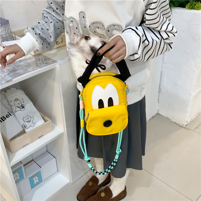 Dječja torba za rame s motivom crtanog šteneta, lagana, unisex, Oxford materijal, za vrtić