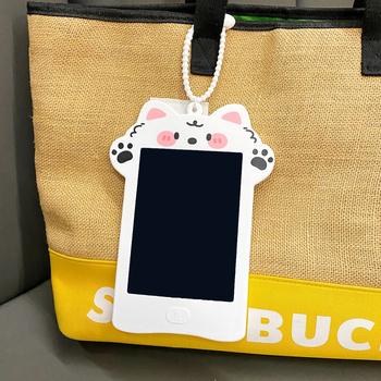 Graceful Tablă LCD ștergătoare cu breloc, stil desen animat, din plastic