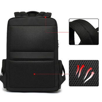 Poslovni ruksak za laptop 36-55L, Oxford tkanina, vodootporan, protivkrađijski, otporan na habanje, za 17-inčni prijenosnik