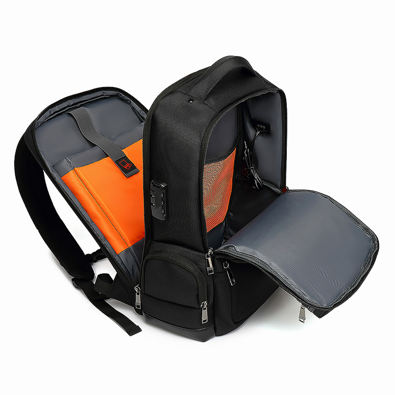 Poslovni ruksak za laptop 36-55L, Oxford tkanina, vodootporan, protivkrađijski, otporan na habanje, za 17-inčni prijenosnik