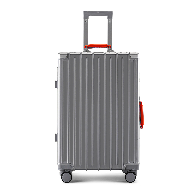 Kofer s držačem za čašu, veliki kapacitet, 28 inča, aluminijski okvir, na kotačima