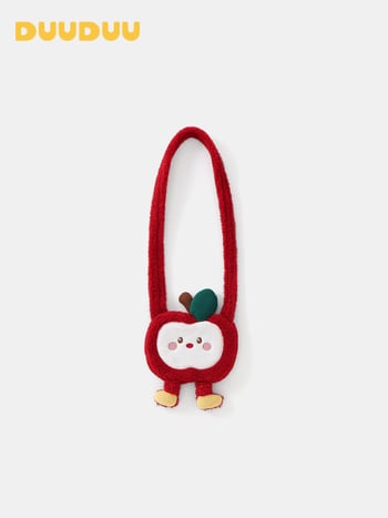 Duuduu dječja crossbody torba s motivom jabuke za vrtić | Zimsko izdanje 2025 | Materijal: 100% poliester; podstava: 95% poliester 5% spandex; Wzor: anime i crtani filmovi; Prozračna