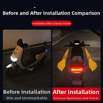 Mootorratta LED-projektsioonivalgusti ingli tiibadega – universaalne, 12–24V, 3W, paigaldus eesisesse siseruum