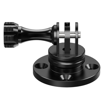 Suport cu flanșă pentru GoPro, cu cap sferic de 1/4 inch — aliaj de aluminiu, montaj pe perete sau pe birou, sarcină maximă 2-5 kg.