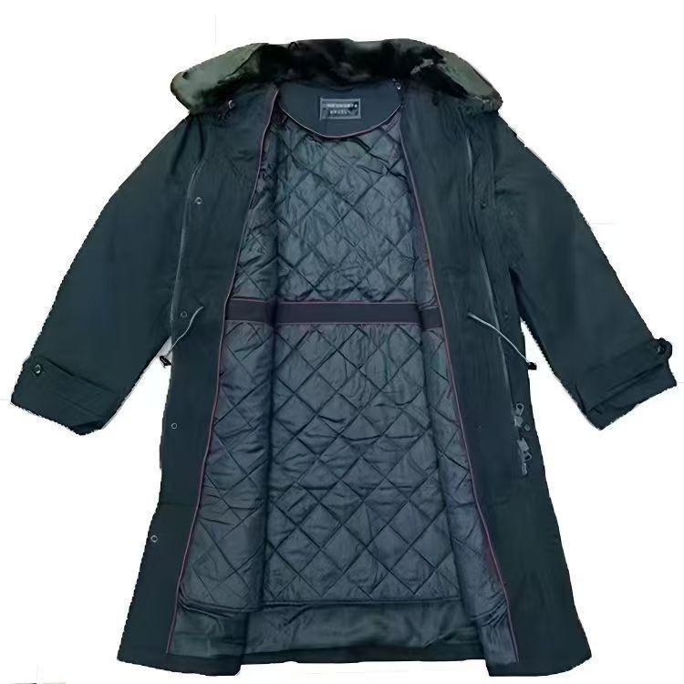 Jihua памучно палто, ветроустойчиво, топло, едноцветно