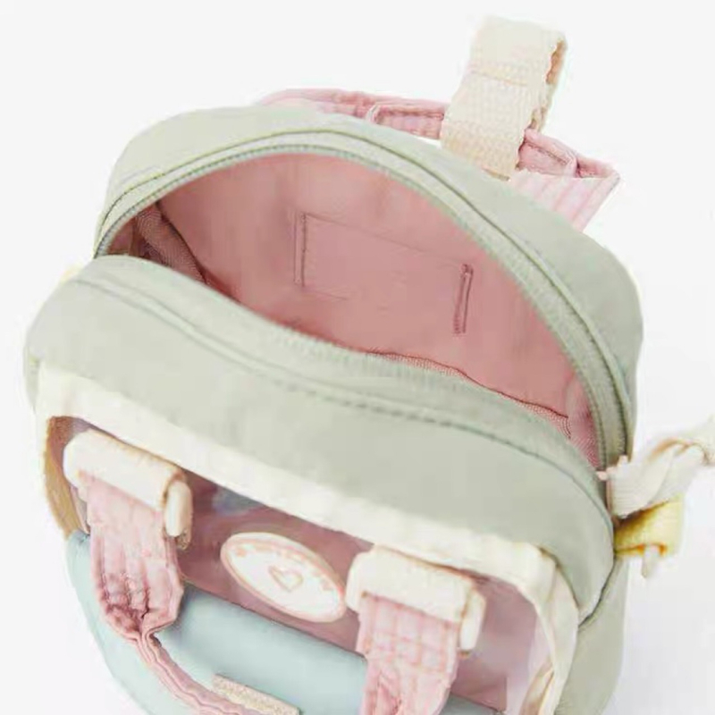 Dječja prozirna crossbody torbica u obliku krofne – mini, slatka, za svakodnevnu upotrebu; materijal PC