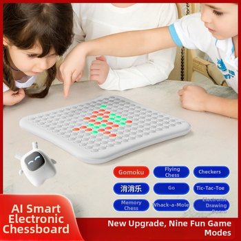 AI-omogućena višenamjenska ploča 10-u-1 Go/Gomoku/Dama — ABS materijal, edukativna igra za djecu