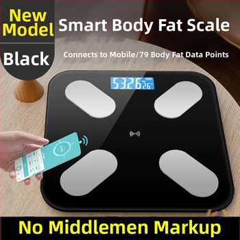 SN-603 Inteligentná váha na telo s M-tvarovaným senzorom, rozsah 0–180 kg, kalené sklo, meranie telesného tuku a vody