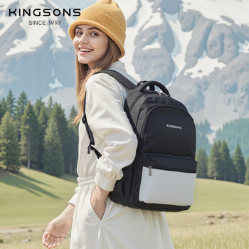 Студентска раница с капацитет 20–35 л, полиестер, износоустойчива и водоотблъскваща, мултислойно вътрешно разпределение с джоб за телефон и идентификационна карта, включва дъждовна покривка