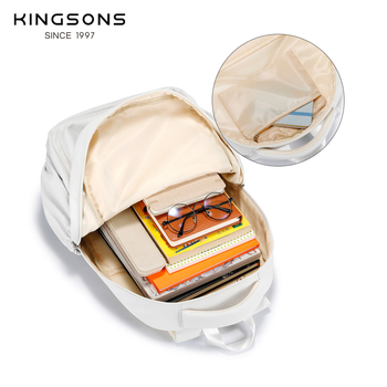 Студентска раница с капацитет 20–35 л, полиестер, износоустойчива и водоотблъскваща, мултислойно вътрешно разпределение с джоб за телефон и идентификационна карта, включва дъждовна покривка