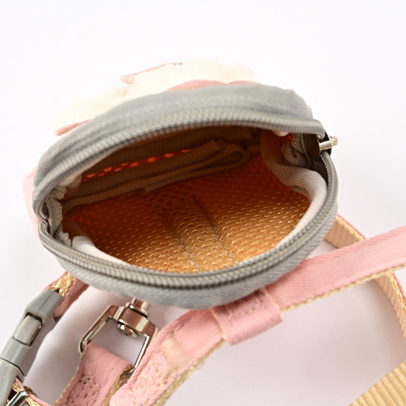 Lesă extensibilă, reglabilă, în stil rucsac pentru pisici și câini de talie mică