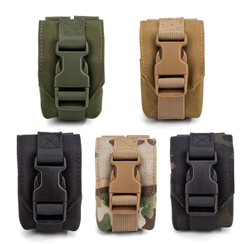 MOLLE nylon kiegészítő táska kültéri sportokra – geometriai minta, bélés nélkül, bővítés, terheléscsökkentés