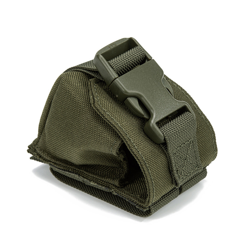 MOLLE nylon kiegészítő táska kültéri sportokra – geometriai minta, bélés nélkül, bővítés, terheléscsökkentés