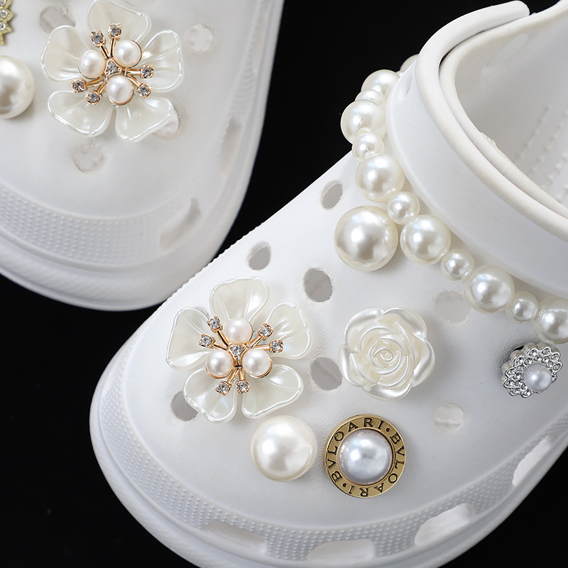 Crocs stil dodatna oprema za obuću, DIY lančana dekoracija i 3D kopča, model 024-10, pogodno za sandale i papuče