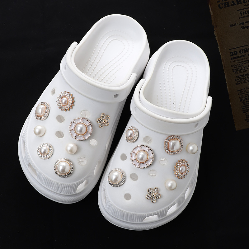 Crocs stil dodatna oprema za obuću, DIY lančana dekoracija i 3D kopča, model 024-10, pogodno za sandale i papuče