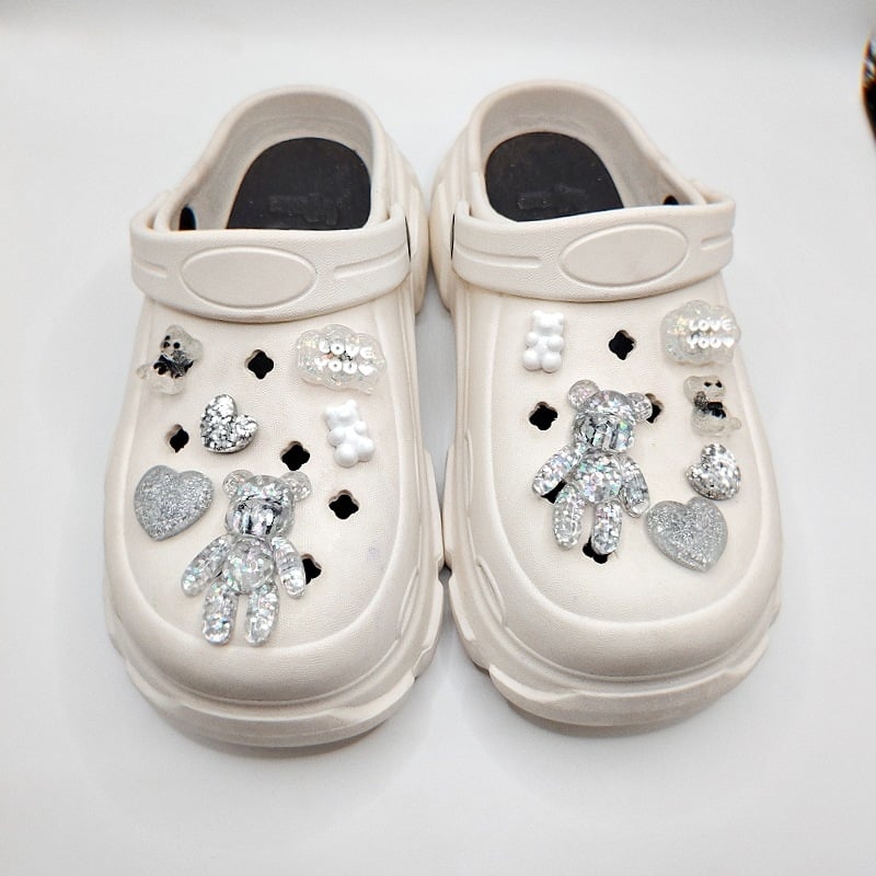 Dodaci za papuče s cvjetnim motivom – model Shoe flower, marka Other, pogodna za ljeto, proljeće i jesen