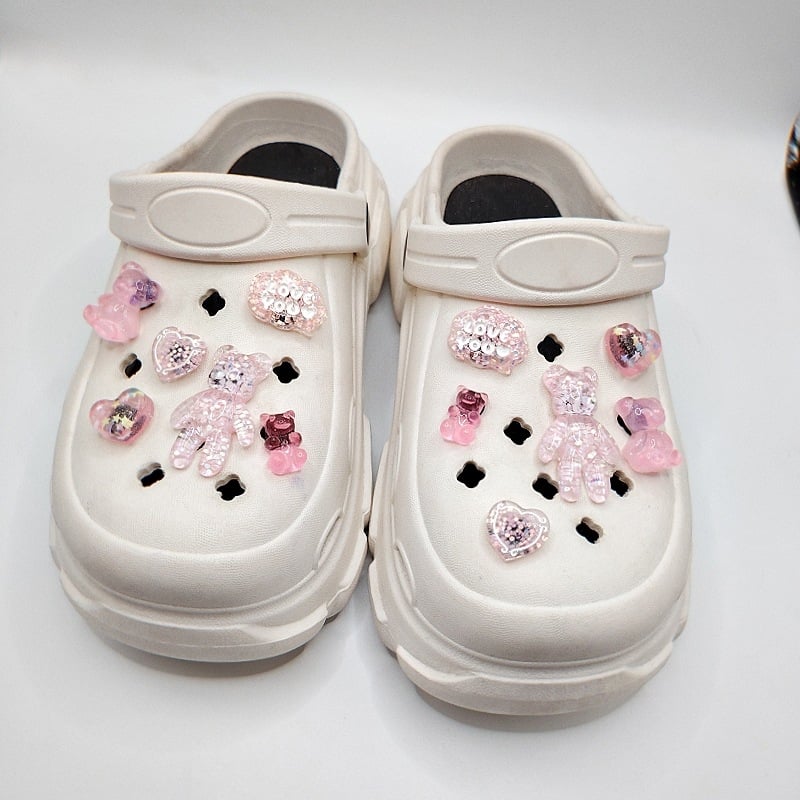 Dodaci za papuče s cvjetnim motivom – model Shoe flower, marka Other, pogodna za ljeto, proljeće i jesen