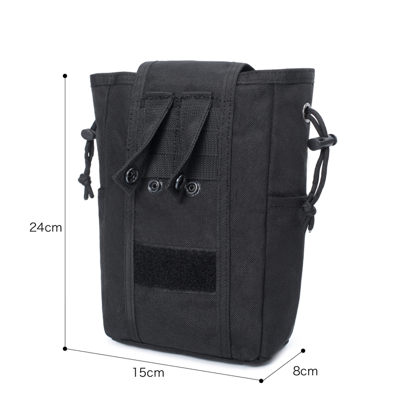 Taktična nylonska MOLLE torbica za struk - sklopiva, unisex, za planinarenje, otporna na habanje, prilagodljiv logotip (Nylon; Otporan na habanje; Unisex; MOLLE-kompatibilno; Prilagodljiv logotip)
