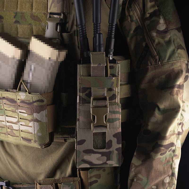 Wosport álcázó nejlon rádiótáska kültéri taktikai használatra, uniszex, kibővített kapacitás, 2023 téli megjelenés