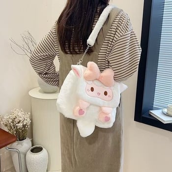 Plüss gyerek hátizsák állatmintás, könnyű és kompakt óvodába