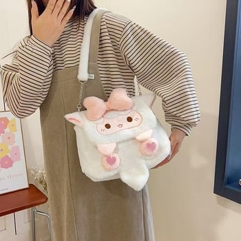 Plüss gyerek hátizsák állatmintás, könnyű és kompakt óvodába