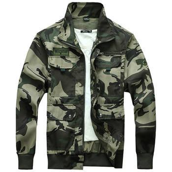 Tavaszi-őszi terepszínű munkaruha szett, unisex, pamutkeverék, gyorsan száradó, lélegző, kopásálló, szélálló