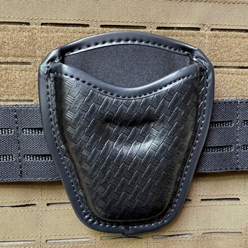 Nyitott felső bilincs tok övre rögzíthető, gyorsoldó, 1680D nylonból, taktikai kiegészítő táska