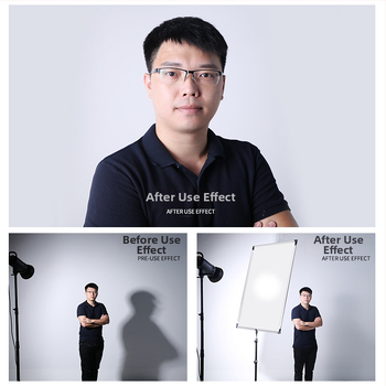 Zhijie ZJ6090 Soft Light zariadenie na filmové, televízne a video snímky; hliníková zliatina; hmotnosť 0,85 kg / 1,1 kg.