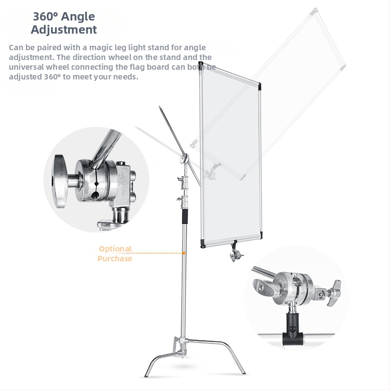 Zhijie ZJ6090 Soft Light zariadenie na filmové, televízne a video snímky; hliníková zliatina; hmotnosť 0,85 kg / 1,1 kg.