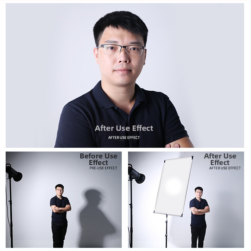 Zhijie ZJ6090 Soft Light zariadenie na filmové, televízne a video snímky; hliníková zliatina; hmotnosť 0,85 kg / 1,1 kg.