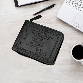 Unisex PU novčanik sa zip zatvaračem, poslovni stil, PU podstava