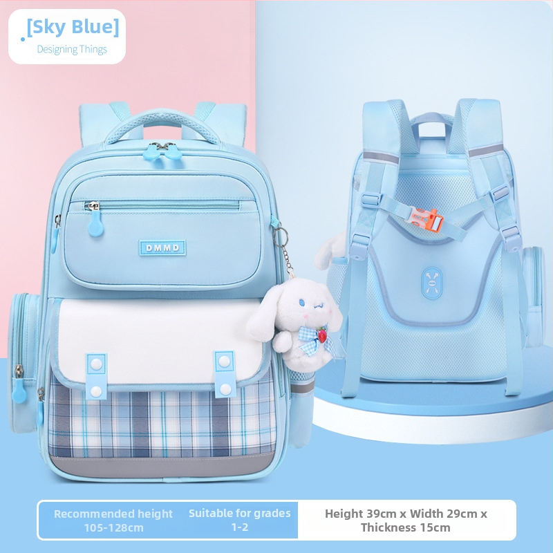 Ученическа раница за момичета, Oxford тъкан, голям капацитет, водоустойчива, класове 1-3-6