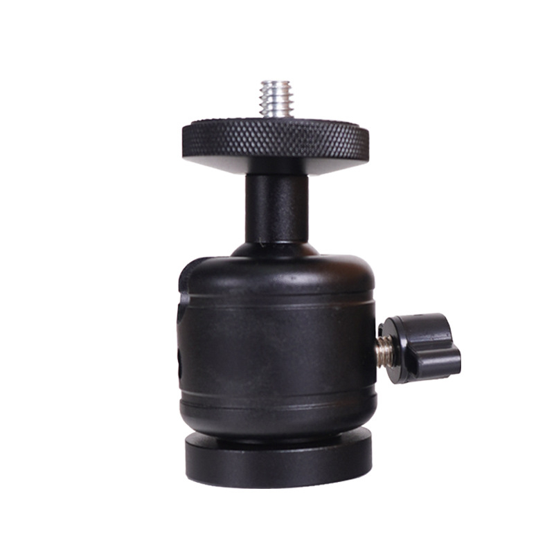 Μεταλλικό στήριγμα προβολέα οροφής με σφαίρα κεφαλής, καθολική ρύθμιση, βίδα τυπικού μεγέθους 1/4, 6 mm